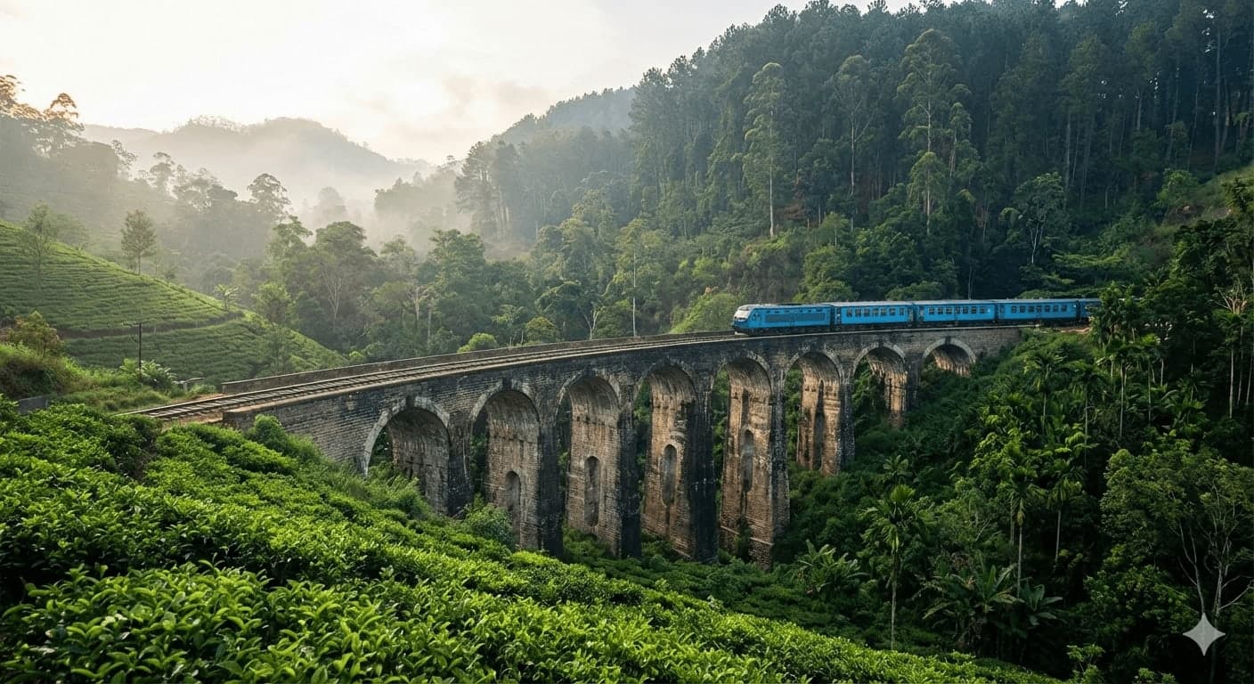 The Architectural Marvel in the Clouds: Nine Arch Bridge, Ella