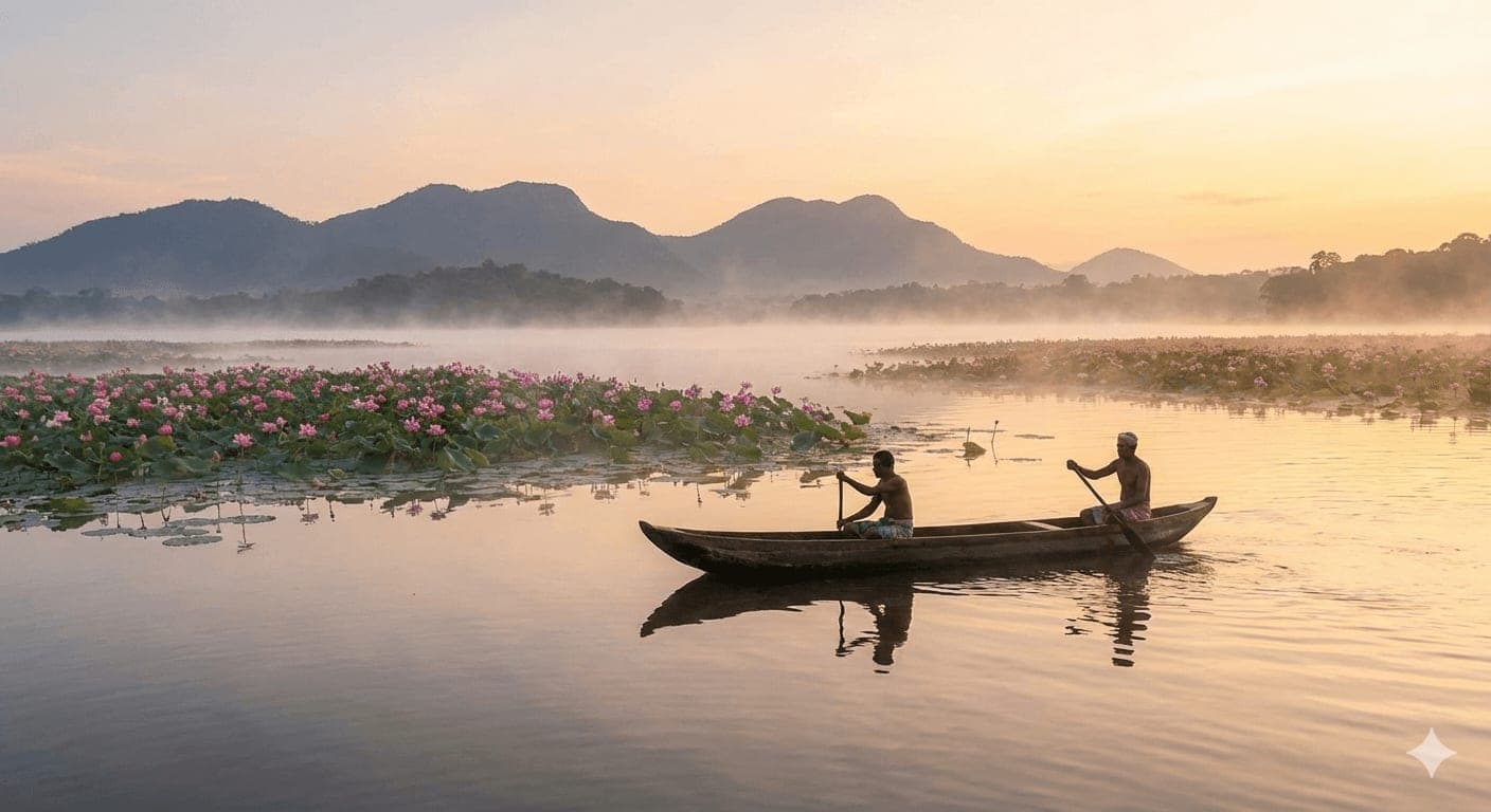 Sunrise with the Ancients: Rowing into History at Sorabora Lake