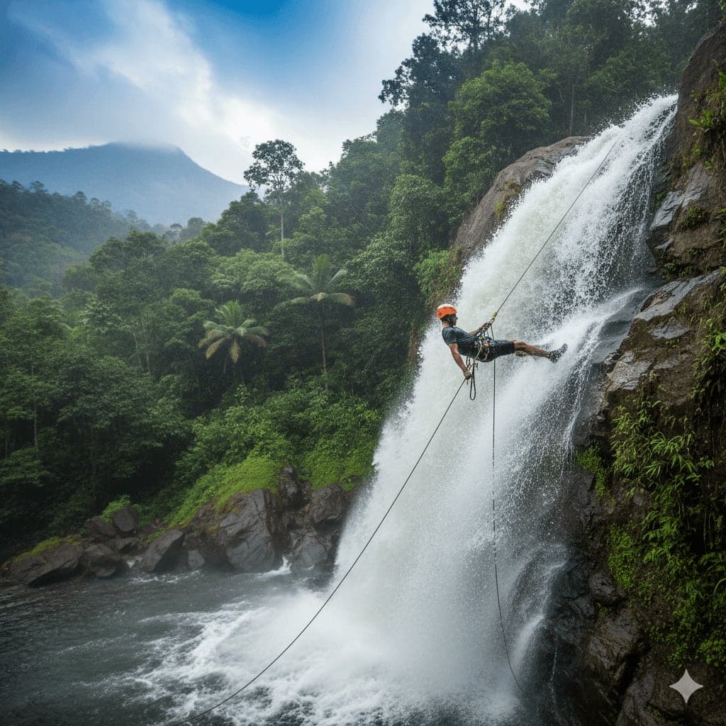 Conquering Your Fears with Waterfall Abseiling