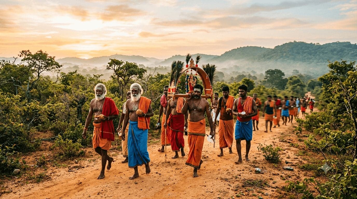 Walking with the Gods: The Raw Magic of the Kataragama Pada Yatra